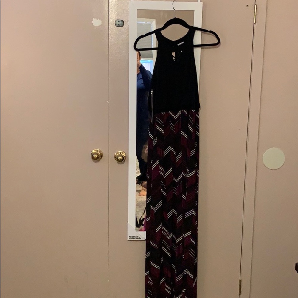 Pattern maxi dress